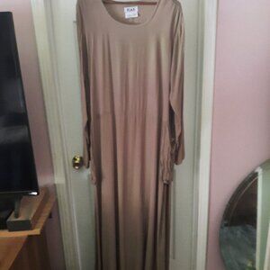 FLAX Long Dress with Matching Jacket
